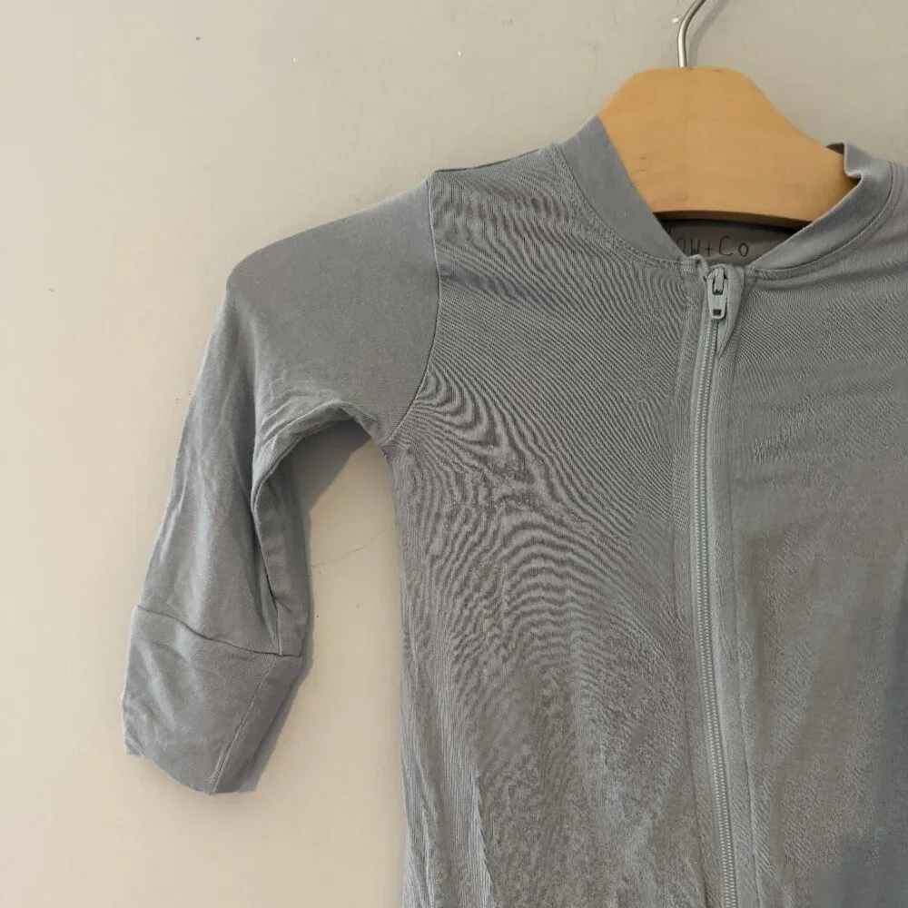 $12 ADD ON Willow + Co bamboo footie kyte baby Little Sleepies forever French‎